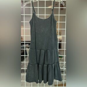 Wild Fable Charcoal Tiered Dress